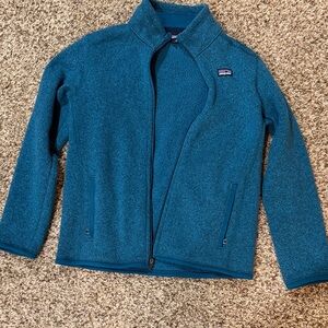 Patagonia Kids' Teal Fleece Jacket